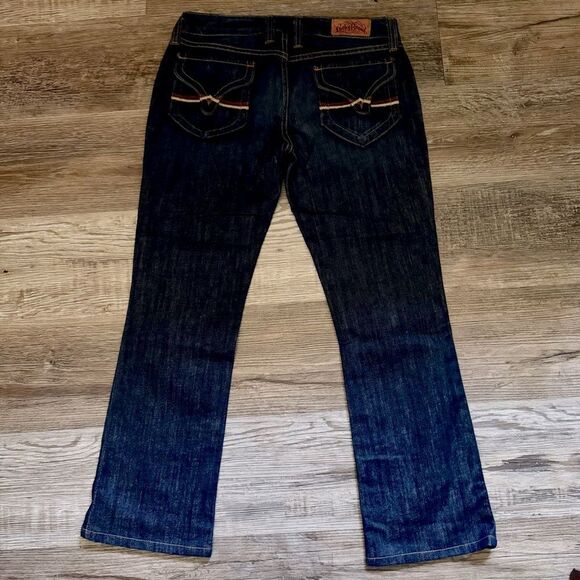 Lucky Brand Dark Blue Lola Boot Cut Jeans Size 4/27 - Picture 4 of 9
